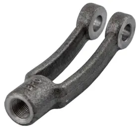 B27087bb Buyers Products Company Adjustable Yoke End 5/8-18 Nf Thread 1/2 Inch Thru-hole