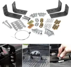 Caqp1535 Ca-auto Universal Installation Kit For Reese 5th Wheel Trailer Hitch With Hardware Bracket
