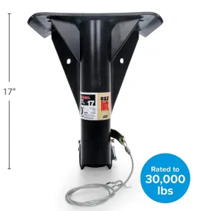 48490-a Camco Eaz Lift 17-inch Gooseneck Adapter Converts 5th Wheel To