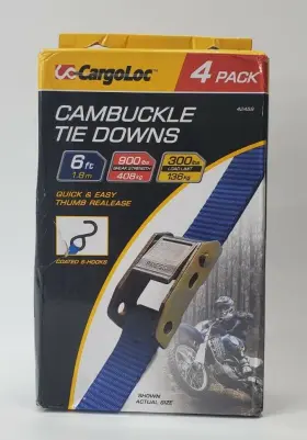 42459 Cargoloc 6ft Cambuckle Tie Downs