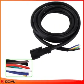 Ze1089241416075401g Cciyu 15ft. 7-way Electrical Plug Trailer Rv Towing Camper Color Coded Wiring Harness