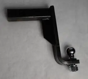 2706 Ceq 9 Inch Ball Mount 1 Hole/9-3/4 Rise/11 Drop Black With New 2 6000lb