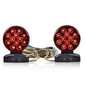 Turn0002ard Cnnell Magnetic Towing Light 12v Tow Trailer Lights Brake Tail Signal 12 Volt Kit Led