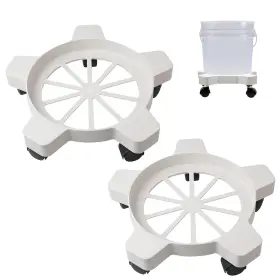 Ymx7-1-bi-sc013-2 Cnqlis 5 Gallon Bucket Dolly With Smooth-rolling Swivel Casters 75 2pcs-w