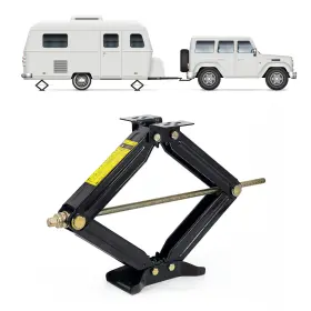 1024-kbp-kbc Cobra-tek Heavy Duty 24 Inch Scissor Jack For Rv Camper Trailer Stabilization - 5000 Lbs Load