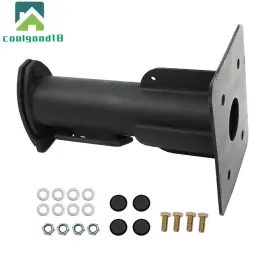 Cg619893ld Coolgood18 5th Wheel 17 Inch Fifth To Gooseneck Adapter Hitch Black Iron For Truck Trailer
