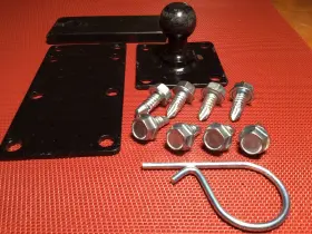 17201 Curt Parts For Sway Control Trailer Mounted Attach. Ball Tab Plate
