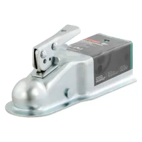 25100 Curt Class 3 Zinc Posi-lock Trailer Coupler W Inch Channel For 2 Balls 5000 T Track