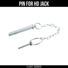 28963 Curt Replacement Direct-weld Heavy Duty Trailer Jack Pin