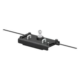 Curt 60614 Gooseneck Hitch W Removable Chrome 2-5/16 Inch Trailer Ball