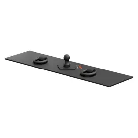 65500 Curt Over-bed Flat Plate Gooseneck Hitch W Welded D-rings And Ball