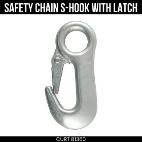 81360 Curt Snap Hook Trailer Safety Chain Carabiner Clip 5/8 Inch Eye 3 500 Lbs