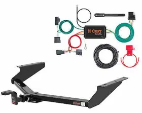 122453 Curt Manufacturing Class 2 Trailer Hitch Without Ld-style Mount And Wiring For Jeep Liberty
