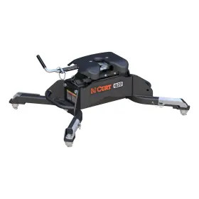 16045 Curt Manufacturing 5th Wheel Hitch Q20 Head Unit With Puck System Legs 20k 8ft Truck Bed