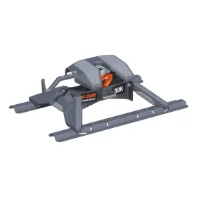 16321 Curt Manufacturing Powerride 30k 5th Wheel Hitch With Base Rails 30 000 Lbs