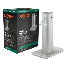 28275 Curt Manufacturing Pin-on Jack Foot Fits 2 Inch Tube 000 Lbs 8-1/2 Height Packaged