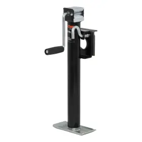 28306 Curt Manufacturing Bracket-mount Swivel Trailer Jack With Side Handle 2 000 Lbs. 15 Inch Travel