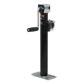 28324 Curt Manufacturing Pipe-mount Swivel Jack With Side Handle 2 000 Lbs. 15 Inch Travel