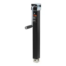 28359 Curt Manufacturing Direct-weld Square Jack With Side Handle 5 000 Lbs. 15 Inch Travel