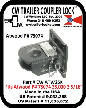 Atw25k Cw Trailer Coupler Lock Atwood 25 000k 2 5/16