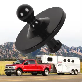 D0060c0025 Dawot 5th Wheel To Gooseneck Adapter 2-5/16 Inch Ball King Pin 30000 Lbs Load Capacity