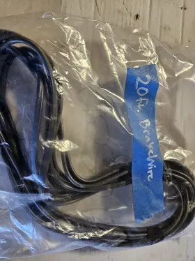 De03208 Deka Trailer Light Brake Cable 14-2 Wiring 14 Gauge 2 Wire Jacketed Gray -20 Feet