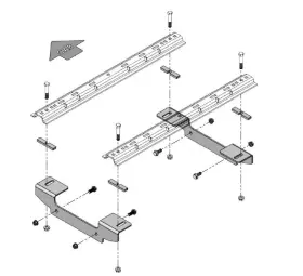 8552037 Demco Rv Fifth Wheel Trailer Hitch Mount Kit Premier Series Brackets