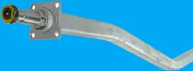 23027 Dexter Axle Galvanized Boat Trailer Square V Bend 85 1/2 Inch Hub Face 3 500lbs