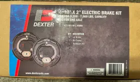 K71-g01-09 Dexter 86806 12 Inch X 2 Electric Trailer Brake Kit