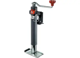 151401 Draw-tite Bulldog Round Trailer Jack Side Mount 2k Topwind Weld-on 10 Inch Travel