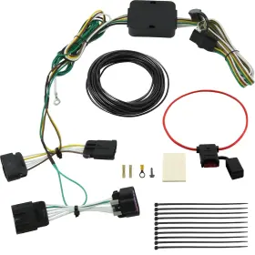 000072 Dreamdragon 56336 Vehicle-side Trailer Wiring Kit 4-way Flat Connector