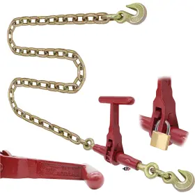 1024135 Durabilt Underlift Ratchet Chain Binder 6600-lb. Load Capacity Model#