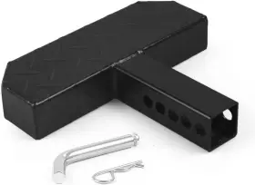 102378 Dyno Racing 500 Lbs Hitch Step Anti Slip And Rust Towing Bumper Guard Steps With