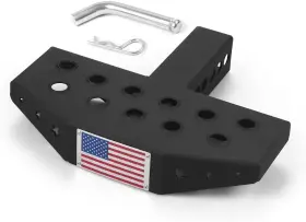 102967 Dyno Racing 5.04 Inch Widen Circular Hole Hitch Step Anti Slip And Rust Towing Bumper