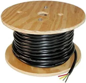 04923 East Penn 4923 4-wire Trailer Lighting Cable Yellow Green Brown Red