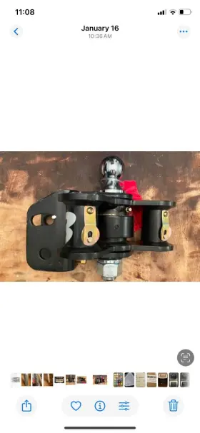 48736 Eazlift Camco Recurve R6 Ballmount With Ball 800lb