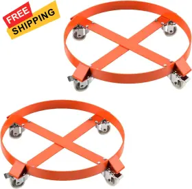 Qxcpbz7tevs2op4fzyza9a8v Ecoexplorer 55 Gallon Drum Dolly 1 000 Pound Capacity Barrel With 4 Wheels Orange