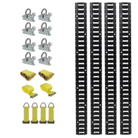 Esddg 699904759031 5ft E-track Tie-down Rail Kit Trailer Tie Down System Securement In Trucks Vans