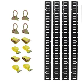Esddg 699954149837 5ft Horizontal E-track Tie-down Rail Kit Trailer Tie Down System Securing Atvs
