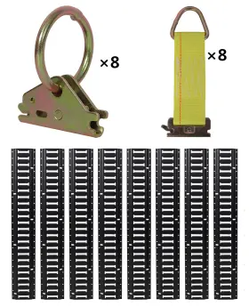 Esddg 699960927863 4ft E Track Tie Down Rail Kit Rails Enclosed Cargo Trailer 2000lbs Load