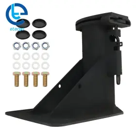 528011 Etecgo 12 Inch Fifth 5th Wheel Truck Trailer Hitch Adapter Convert To Goose Neck Ball
