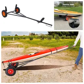 Etsg 699916290713 Boat Trailer Dolly 420lbs Capacity Carbon Steel Mover Adjustable Length