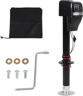 180775-fah-df-1 Fahkns Electric Trailer Jack 5000lbs A Frame Power Tongue Boat Jacks 22 Inch Lift