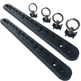 Lt003 Fishyuan Heavy-duty L Track Tie Down Set Includes 2pcs 1ft L-track 12 Inches X 1 Inch
