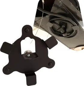 D2i-y7p-re Fistihon Sp56-463 Trailer Wiring Cord Keeper Attaches To Your Fifth-wheel Pin Black