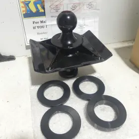 336-301 Flexhitch 5th Wheel To Gooseneck Adapter 2-5/16 Inch Ball King Pin 30000 Lbs Load Capacity