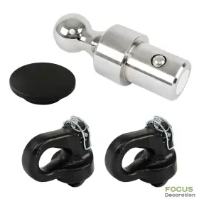 Fd1319184dn Focus-decoration 2-5/16 Inch Gooseneck Ball And Safety Chain Anchor Kit Puck System 60639