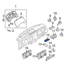 Bl3z2c418aa Ford Oe Traction Control Switch