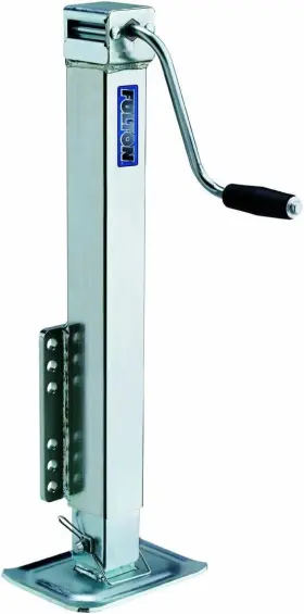 Hd50000301 Fulton Square Tube Fixed Mount Trailer Jack Rated 5000 Lbs