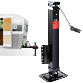 Hz-05-b Fzzd 8000 Lbs Heavy Duty Trailer Jack 28.6 Inch Vertical Travel Black-8000